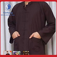 Áo nam đi chùa, pháp phục nam cao cấp, chất lượng