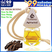 Tinh Dầu Trầm Hương Cao Cấp Treo Xe Ô Tô, Treo Tủ Quần Áo, Treo Phòng Gia Đình - Tinh Dầu Trầm Hương TIDAMO (Agarwood) Giúp Khử Mùi, Kháng Khuẩn Và Thư Giãn Tinh Thần