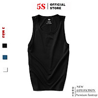 Áo Ba Lỗ Nam 5S (4 màu), Vải Cotton Mềm Mại, Dáng Thể Thao, Thấm Hút Mồ Hôi, Co Giãn Cực Tốt (ABL21004)