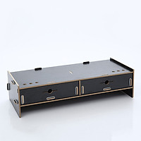 Edeo EDO desktop double grid computer drawer storage rack display increased shelf bracket bracket keyboard frame TH5063 black