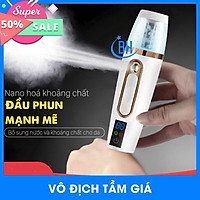 Máy Xịt Khoáng, Phun Sương MINI NANO Cao Cấp, Máy Xông Hơi Mặt ION Cầm Tay