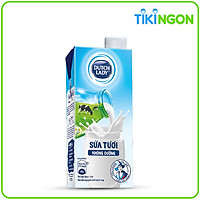 Hộp Sữa Tươi Tiệt Trùng Dutch Lady Cô Gái Hà Lan Không Đường 1L