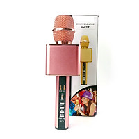Mic Karaoke Bluetooth Cao Cấp GUTEK SD19 Kèm Loa Bass Không Dây, Mic Hút Giọng Âm Thanh Trong Ấm Vỏ Kim Loại Sang Trọng, Hỗ Trợ USb, Cổng 3.5, Thẻ Nhớ, Nhiều Màu Sắc - Hàng chính hãng