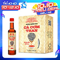 Nước mắm nhỉ cá cơm than Làng Chài Xưa 525ml (01 chai) sánh đặc thịt cá 300 năm truyền thống