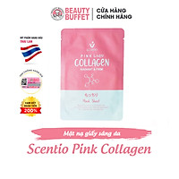 Mặt Nạ Giấy Dưỡng Sáng Và Trẻ Hóa Da Scentio Pink Collagen (1 miếng)