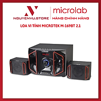 Loa Vi Tính Microtek M-169BT 2.1 40W Bluetooth 5.0 - hàng Chính Hãng