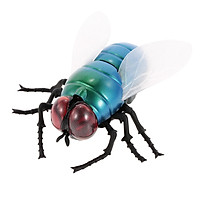 Infrared Remote Control Simulation Giant Fly RC Insect Animal Toy Present Gift For Kids - Blue