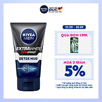 Sữa Rửa Mặt NIVEA MEN Detox Mud Bùn Khoáng Giúp Sáng Da & Mờ Thâm Mụn (100G) - 81775