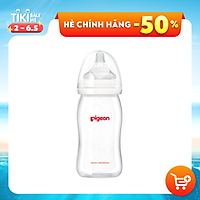 Bình sữa cổ rộng PP Plus Pigeon 160ml/ 240ml/ 330ml