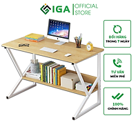 Bàn Làm Việc Kèm Kệ Sách Semi Thông Minh Thương Hiệu IGA - GM18