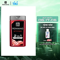 Tắm gội 2 trong 1 Romano Attitude 180g