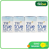 Lốc 4 hộp Sữa Tươi Tiệt Trùng Có Đường TH True Milk 110ml