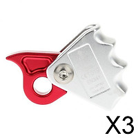 3xHeavy Duty Rock Climbing Arborist Mountaineering Rope Grab Protecta Equipmen Fit for 9-12mm Rope