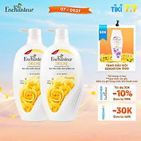 Combo 2 Sữa tắm nước hoa dưỡng da Enchanteur Charming 650gr/ Chai