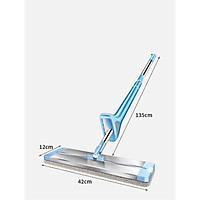 Cây lau nhà tự vắt mặt lau inox bản lau 42cm