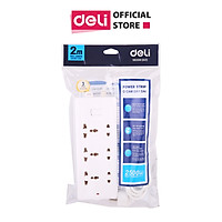 Ổ Cắm Điện Deli - Dây 2M/3M/5M - 1 Chiếc - E18339-02/E18339-03/E18339-05