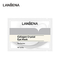 Set 2 mặt nạ mắt LANBENA collagen tinh khiết giảm quầng thâm mắt 3g