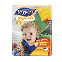 Tã quần trẻ em Drypers Drypantz L 48 miếng (9 - 14kg)