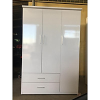 Tủ nhựa đài loan 3 cánh 2 ngăn kéo cao cấp V320