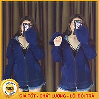 Áo Chống Nắng Bò Nữ - Chất Liệu Jean Cao Cấp - Chống Tia UV - Làm Mát- Dày Dặn - Co Giãn Tốt - Chống Nắng Ưu Việt