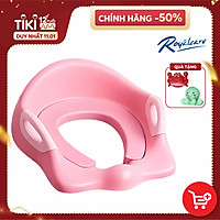 Lót ngồi thu gọn bồn cầu cho bé tập đi vệ sinh Royalcare RC062018TH513-chất liệu Silicon mềm - tặng đồ chơi tắm silicon set 2 món
