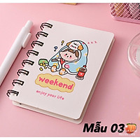Sổ Tay Lò Xo Mini Siêu Cute Hot Trend 2021