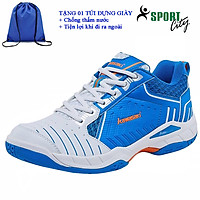 Giày cầu lông kawasaki K162 chính hãng dành cho cả nam và nữ, chuyên nghiệp chống lật cổ chân-tặng túi rút thể thao đựng giày
