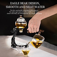 Glass Teapot Infuser Drip Pot Tea Making Infuser Tea Drip Pot for Home
