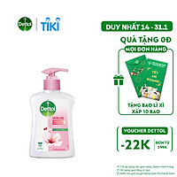Nước rửa tay Dettol kháng khuẩn dưỡng da - Chai 250g