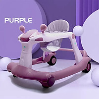 Xe tập đi cho bé đa năng hình chữ U 2IN1, nâng hạ độ cao chống kiềng chân, tạo cho bé định hướng khi di chuyển, nhạc đèn