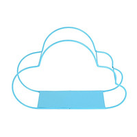 Household Orangizer Cloud-shaped Iron Wall Mounted Storage Holder Room Decoration