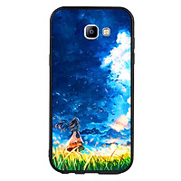 Ốp lưng viền TPU cao cấp cho Samsung Galaxy A7 2017 - Little Girl