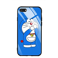 Ốp Lưng Kính Cường Lực Cho Điện Thoại IPHONE SE 2020 - 0185 DOREMON02 - Hàng Chính Hãng