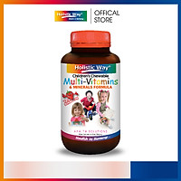 Viên Kẹo Nhai Dành Cho Trẻ Em Bổ Sung Vitamin Tổng Hợp Và Khoáng Chất Holistic Way ( 60 Viên)