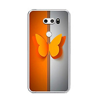 Ốp lưng dẻo cho điện thoại LG V30 - 0095 BUTTERFLY - Hàng Chính Hãng