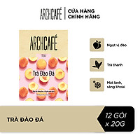 Trà Đào Đá - Trà hoà tan Archcafé (hộp 12 gói x 20g)