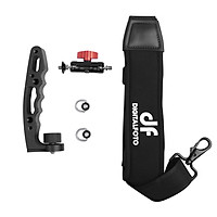 Gimbal Stabilizer Versatile Handle Hand Grip Extension Rod Holder Aluminum Alloy with Mini Magic Arm Strap Compatible