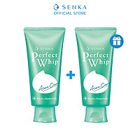 Sữa rửa mặt dành cho da mụn Senka Perfect Whip Acne Care 100g Tặng Sữa rửa mặt dành cho da mụn 100g