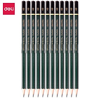 Bút chì 2B Deli - 12 cây/hộp - 7084 / 6836 / 6846 / 6848