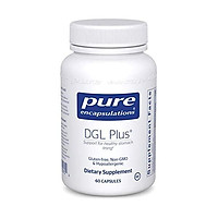 Pure Encapsulations - DGL Plus - Herbal Support for The Gastrointestinal Tract - 60 Capsules