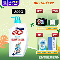 Sữa Tắm Lifebuoy Sạch Khuẩn Bảo Vệ Khỏi 99.9% Vi Khuẩn Gây Bệnh Tạo Cảm Giác Mát Lạnh Sảng Khoái Trên Da Chai 800G