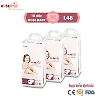 COMBO 3 BỊCH TÃ DÁN ROSE BABY NEWBORN60 / S56 / M52 / L48