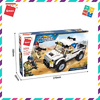 Bộ Đồ Chơi Xếp Hình Thông Minh Lego Quân Sự Qman 3201 Xe Bán Tải 129 Chi Tiết Cho Trẻ Từ 6 Tuổi