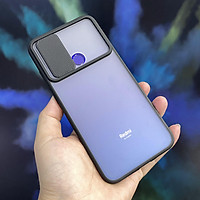 Ốp lưng Xiaomi Redmi Note 7 - Note 7 Pro nhám viền màu trượt camera