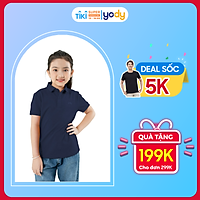 Áo polo cho bé trai gái YODY, chất vải Cotton thoáng mát, mềm mịn APK5189