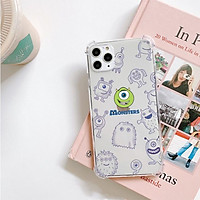 Ốp lưng kính in hình siêu cute dành cho iphone 6 s plus 7 8 plus Xr X s max 11 11 pro max 12 mini 12 pro max