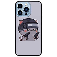 Ốp lưng dành cho Iphone 13 Mini - Iphone 13 - Iphone 13 Pro - Iphone 13 Pro Max - Mèo Xám Đội Nón