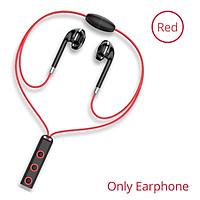 Mới BT313 Bluetooth Không Dây Từ Treo Cổ Tai Nghe Tiếng Ồn Conceling Nghe Điện Thoại Có Mic Cho Xiaomi Huawei