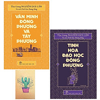 Combo Văn Minh Đông Phương Và Tây Phương và Tủ Sách Triết Học Phương Đông - Tinh Hoa Đạo Học Đông Phương ( Tặng Kèm Sổ Tay )