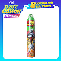 Bình Xịt Muỗi Jumbo Vape FIK Hương Cam Chanh 100712620 (600ml)